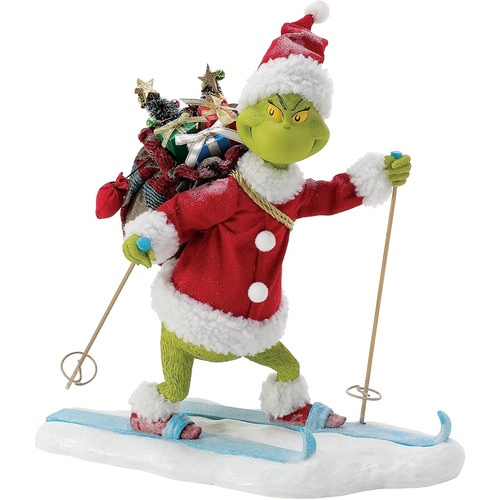 Grinch Delivery on Ski's 28cm