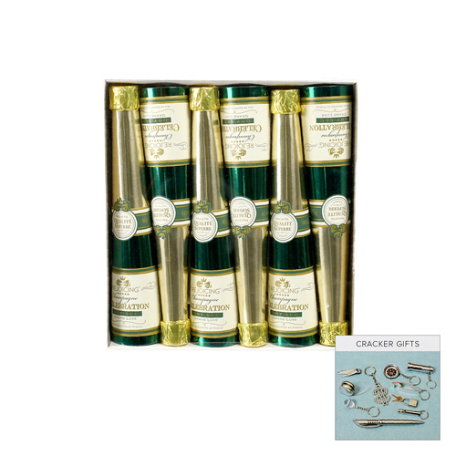 Luxury Crackers Box 6 Champagne Bottles 25cm