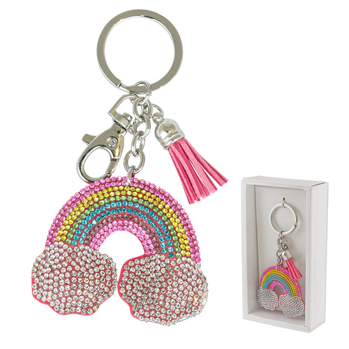 Rainbow Keyring 12cm