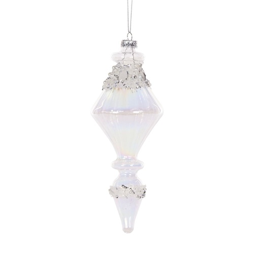 Cut Jewel Finial Hanging 20cm