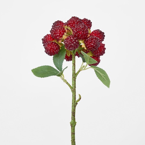 Sugared Raspberry Spray 30cm