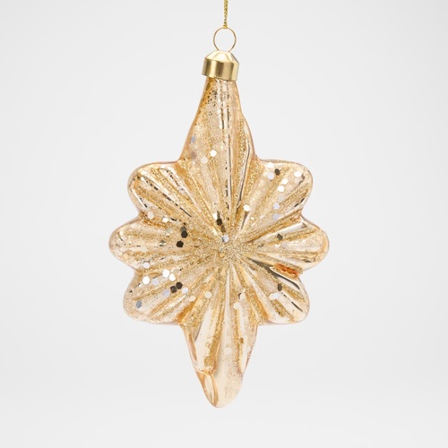 Majestic Star Tree Decoration Gold 13cm