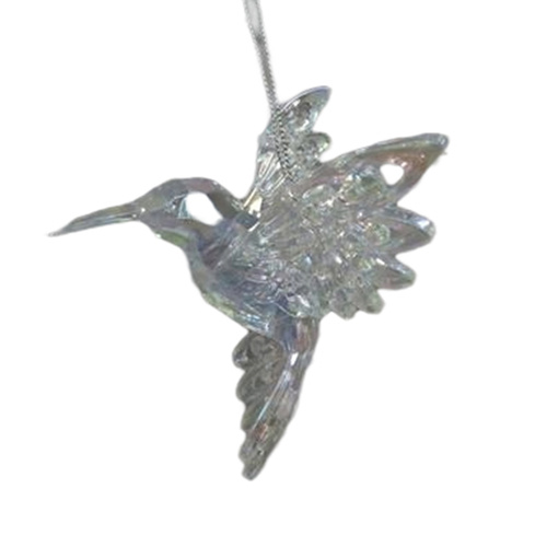 Acrylic Irridescent Hummingbird Hanging 11cm
