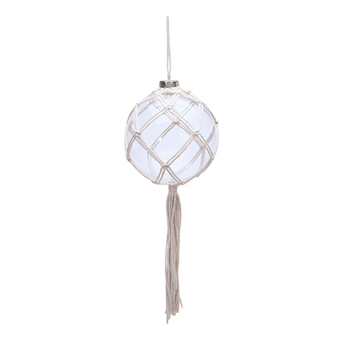 Glass Coastal Buoy Hanging LRG 10cm