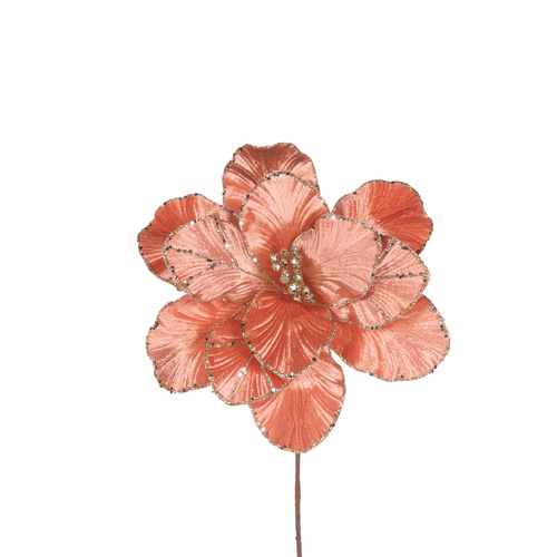 Coral Velvet Magnolia 40cm