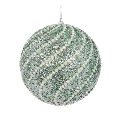 XL Sea Pearl Swirl Bauble 15cm