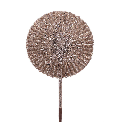 Champagne Glitter Fan 51cm