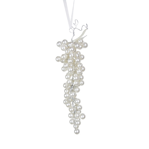 Pearl Drop Ornament 14cm