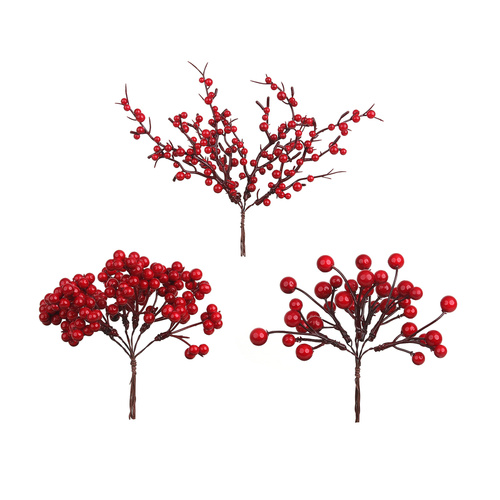 Red Berry Bunch 14/ 17/ 23cm