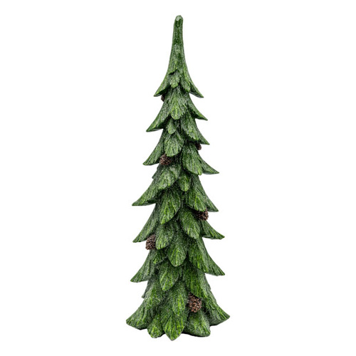 Green Tree w. Pinecones 55cm