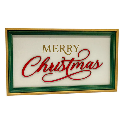 Merry Christmas Sign 54cm