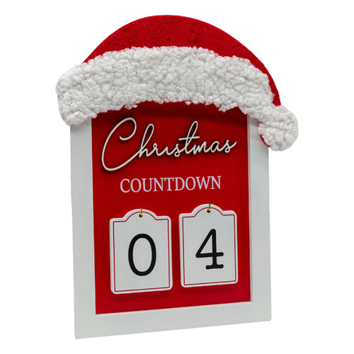 Santa Hat Countdown 40cm