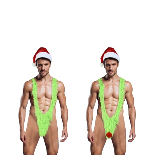 Mean Green Mankini 2 Asst 75cm