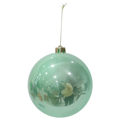 Bauble Pearl Mint 15cm