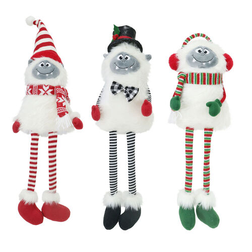 Yeti Snow Monster Sitting 1pc 3 Asst 57cm
