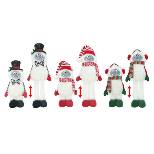 Yeti Snow Monster Extendable 1pc 3 Asst 80cm