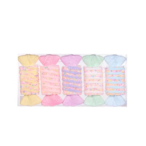 Wrapped Sprinkles Lollies 5pk 16cm