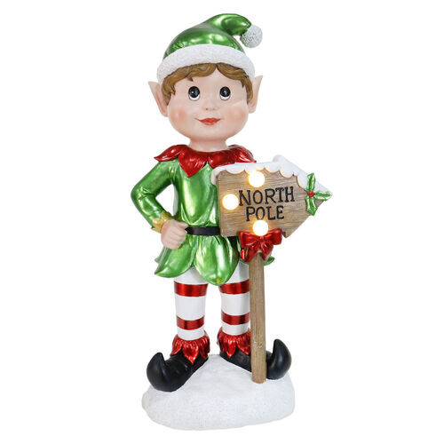 North Pole Elf Light Up 51cm