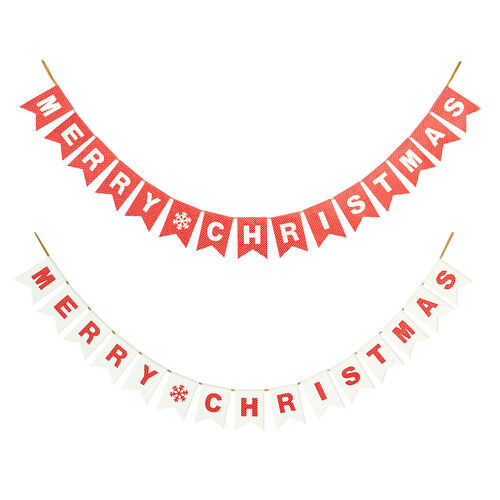 Christmas Bunting 1pc 2 Asst 180cm