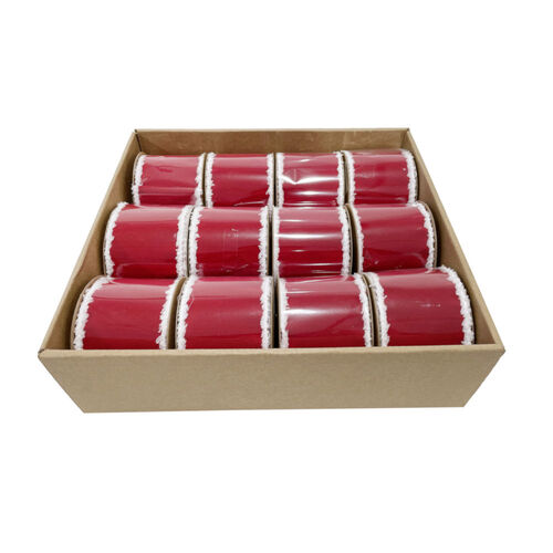 Ribbon Velveteen Snowy 2.7m x 6cm