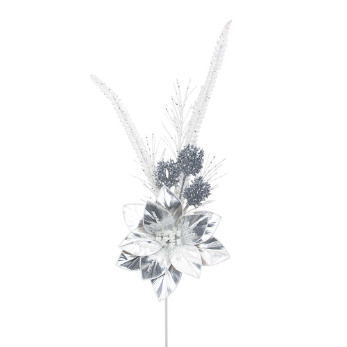Silver Magnolia Bunch 68cm