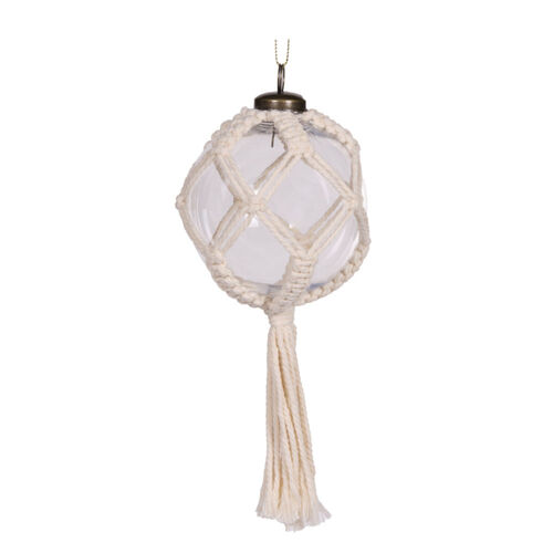 Coastal Intricate Buoy Bauble 8cm 8cm