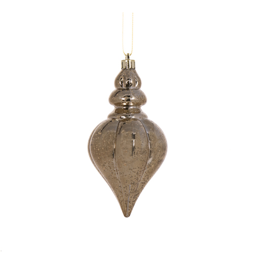 Copper Mercury Heart Finial 13cm
