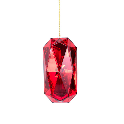 Jewel Ornament Red 15cm