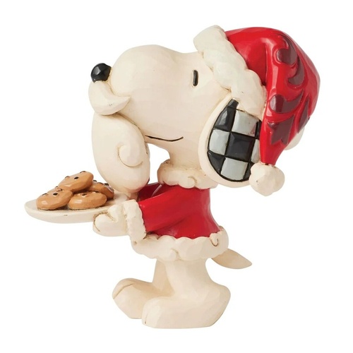 Snoopy Santa w. Cookies 8cm