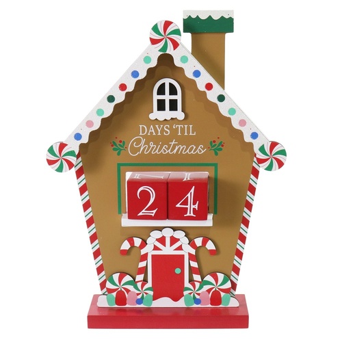 Gingerbread House Count Down 32cm