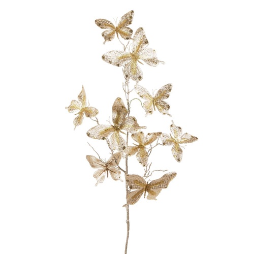 Butterfly Spray Gold 94cm