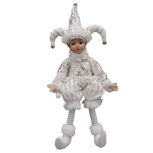 Silver Jester Musical Wind Up 43cm