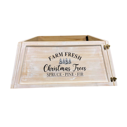 Square Pine Tree Collar White 60cm