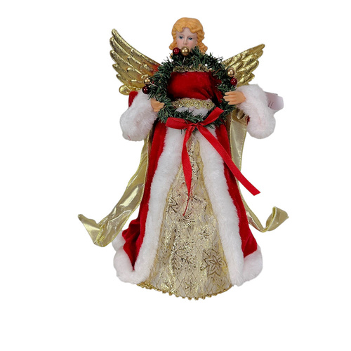 Red & Gold Angel 30cm
