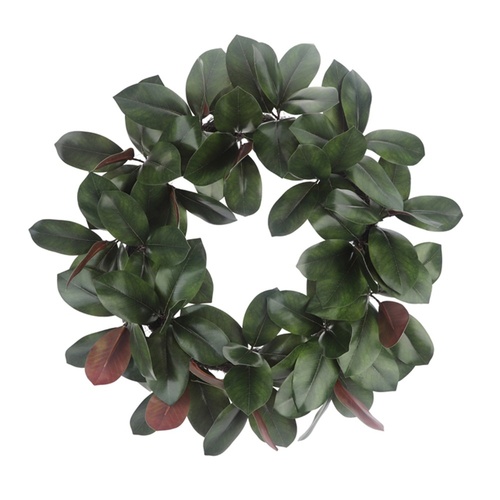 Pricilla Magnolia Leaf Wreath 66cm