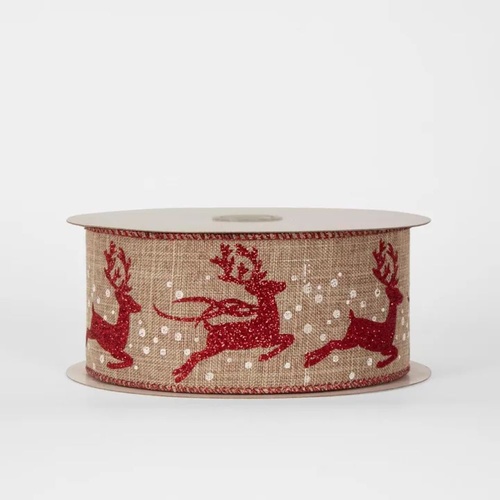 Reindeer Ribbon 2.3m