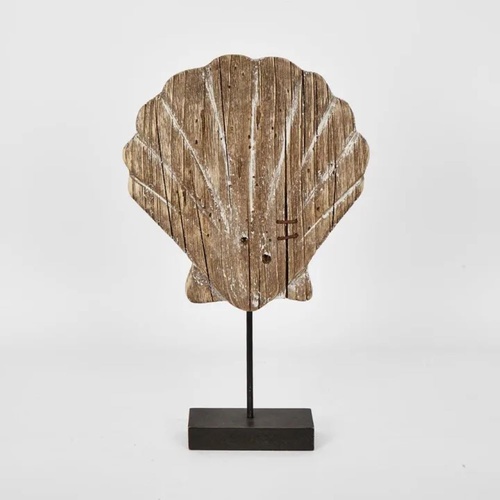 Scalloped Shell on Stand 39cm