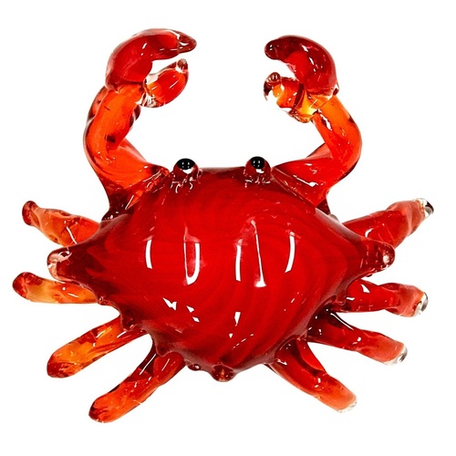 Crab Krabs Zibo Art Glass 18cm