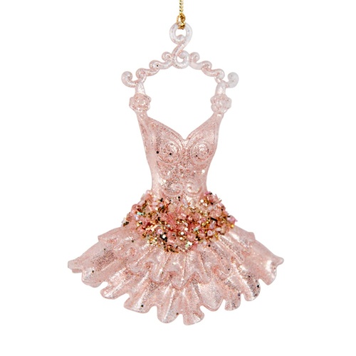 Ballet Dress Pink Hanging 13cm