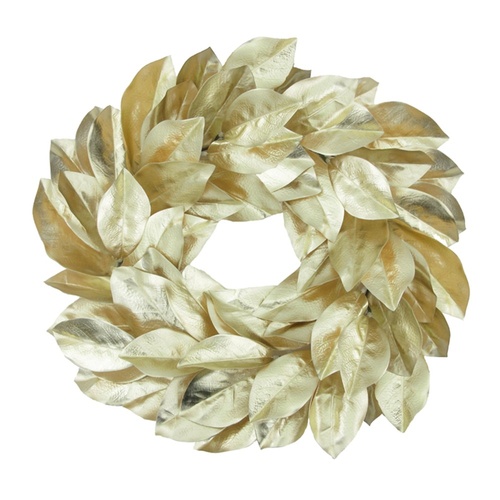 Champagne Magnolia Wreath 56cm