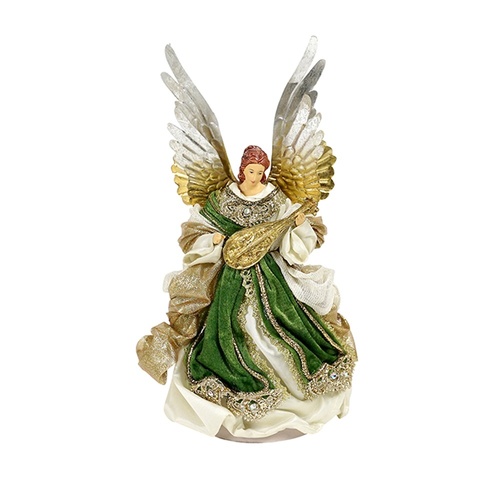 Angel w. Mandolin Green