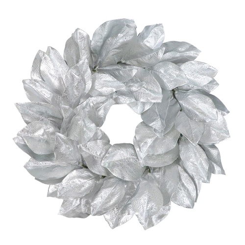 Silver Magnolia Wreath 56cm
