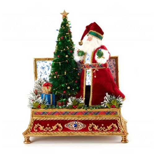 Chinoiserie Treasured Santa Scene 50cm