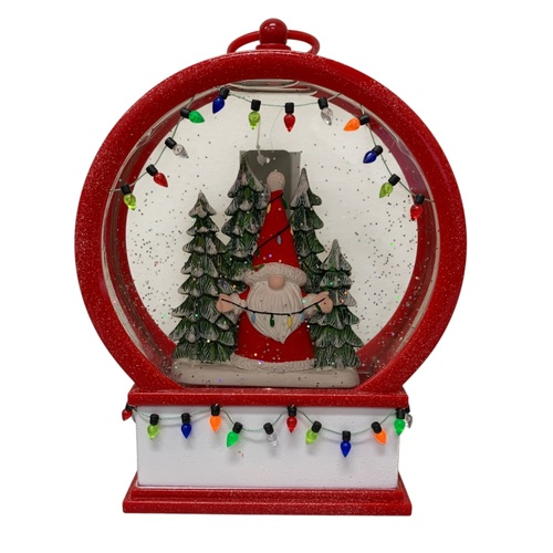 LED Gnome Hanging Lights Lantern 23cm
