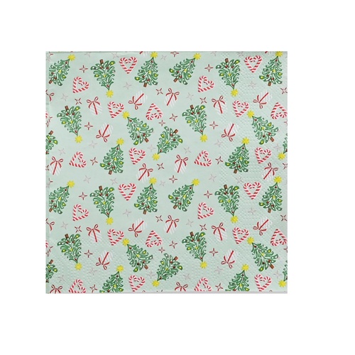 Christmas Tree Napkins 20pk 