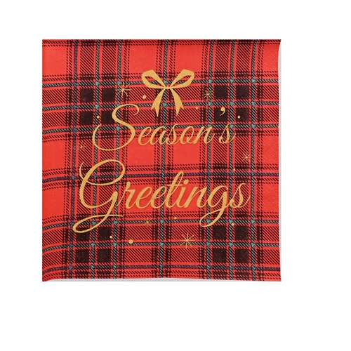 Seasons Greetings Napkins 20pk 