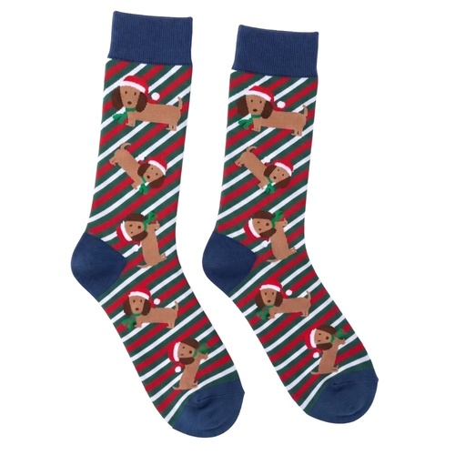 Dachshund Festive Socks Adult