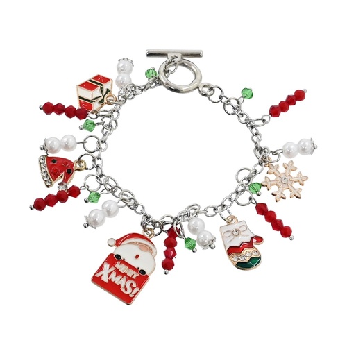 Christmas Charm Bracelet Present 10cm