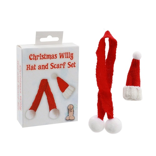 Willy Chillly Christmas Hat and Scarf 33cm