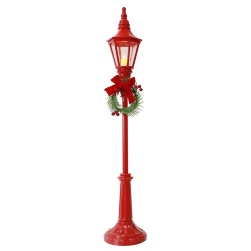 Red Christmas Lamp Post 62cm